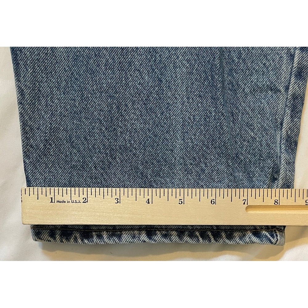 Vintage 90's Levis 550 Jeans Mens Blue Denim 42x30 Relaxed Orange Tab - Picture 5 of 9